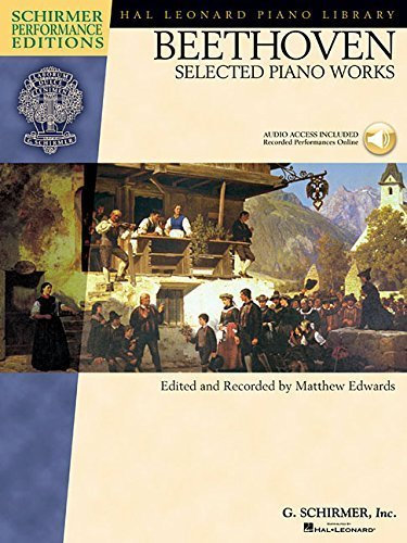 Beethoven - Selected Piano Works (Hal Leonard Student Piano Library (Songbooks)) Bk/online audio (2007-06-06)