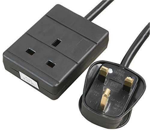 PRO ELEC - Extension Lead, 1 Socket, 3 Metres (Black)