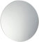 Waterstone Mirrors & Frames LTD 60cm Diameter Cicular Round Bathroom Mirror Glass with Pre Drilled Holes & Chrome Cap Wall Hanging Fixing Kit Hardware