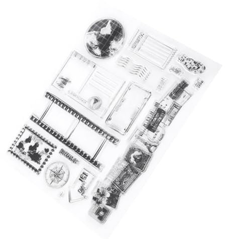 1 Set Stempel Clear Set Silikon Erde Karte Postkarten Briefmarken Klar Briefmarken Für DIY Sammelalbum Fotokarten, 14x18 cm