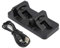 Sunlera Dual USB Cargador Universal inalámbrico Joystick estación de Carga del Soporte del Muelle de Carga de la Base del sostenedor de Compatible con la PS4