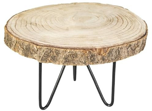 mica Living Dekoteller - aus Holz und Metall - Ø = ca. 29 cm