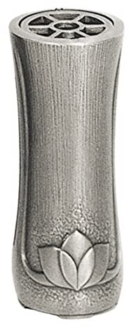 GRAFEN Blumenvase aus Messing oder Aluguss, Farbe:Aluguss