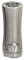 Blumenvase aus Messing oder Aluguss, Farbe:Aluguss