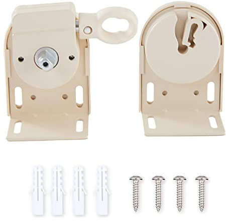 Sunvisor Replacement Parts Cordless Crank Kit Roller Blind Mounting Bracket for Coolaroo External Sunshade Outdoor Sunshade (Beige)