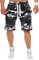 Finchman FM191 Bermuda en coton pour homme, Camo gris 02, M