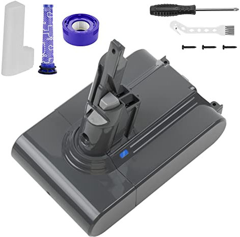 Devrig Batterie de rechange 21,6 V 4000 mAh pour Dyson V7 - Compatible avec les aspirateurs V7 Animal V7 Absolute SV11 V7 Motörhead Pro V7 Trigger V7 Fluffy V7 Mattress