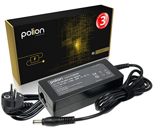 Polion PRO Ladegerät, Netzteil 65W 19V 3.42A 5.5 * 2.5mm für Laptops ASUS, Toshiba Portege Satellite, ACER TravelMate, FUJITSU, Lenovo, MSI, MEDION Akoya, Aristo, Advent, Siemens Amilo