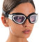 AqtivAqua Swimming Goggles Adult and Kids Goggles Kids 6-14 Men Women Swim Children Boys Girls DX-H (Black&White frame, Black case, Photochromic lens)