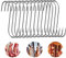 15 Stück Fleischerhaken, 15cm S Haken, Fleischerhaken Edelstahl, Küchenhaken Fleischhaken Fischhaken mit Spitzen Ende, Robust und Langlebige Metzgerhaken für Fleisch Räuchern, Fleischverarbeitung, BBQ