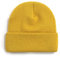 ANEWISH Unisex Warme Beanie Strickmütze,Wintermütze für Damen und Herren,Feinstrick Mütze,Doppelt Gestrickt Bunte Hüte - Gelb