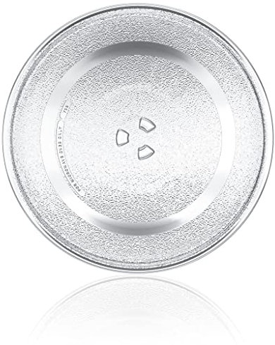 9.6 Microwave Plate Replacement for LG, GE, Magic Chef, Hotpoint, Panasonic, Kenmore and Small Micrwave Glass Turntable Plate- 9.6 / 24.5cm Microwave Tray Replacement Glass Plate