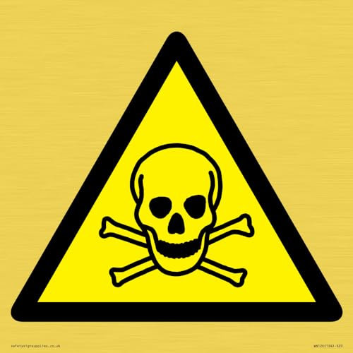 W016 Warnung: Toxic Material Schild – 200 x 200 mm – S20