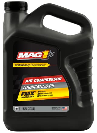 MAG 1 Air Compressor Oil ISO-100 SAE-30W Non Detergent Lubricating Oil 1 Gallon Jug