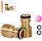 CZSYZCZS Wasserhahn Nippel Anschluss, 2 Stück G1/2 Außengewinde Schnellanschluss Nippel Gartenschlauch Wasserhahn Nippel Adapter Bewässerungswerkzeug，Gartenschlauch Schnellkupplung Schnellkupplung