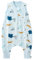Duomiaomiao Schlafsack mit füßen, Sommerschlafsack mit füßen,100% Baumwolle Baby,Sommerschlafsäcke Baby 0.5 tog mit Atmungsaktiv, Cartoon-Elefant