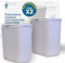 GENIO IN CASA 2pz Pattumiera Sottolavello da Appendere 12L con Coperchio Scorrevole - Cestino Umido per Spazzatura Differenziata - Accessori Salvaspazio per Cucina e Bagno (2x Grigio)