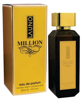 SAPPHIRE'S CHOICE Million Parfum pour Homme | La Uno Million Men Spray Edp Eau De Parfum 100ml | Parfum arabe rose, ambre et musc | Spray de parfum Million Men fabriqué aux Émirats arabes unis par le