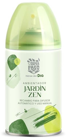 Super Paco Spray Ambientador Automático Jardín Zen, 250ml
