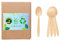 LIFE PLANET® 1000 Cucchiai In Legno, Posate Usa e getta, Biodegradabili e Compostabili, Stoviglie Monouso 100% Naturali
