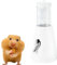 Hamsters Water Bottle Feeder with Stand Drinking Dispenser Feeder(White)