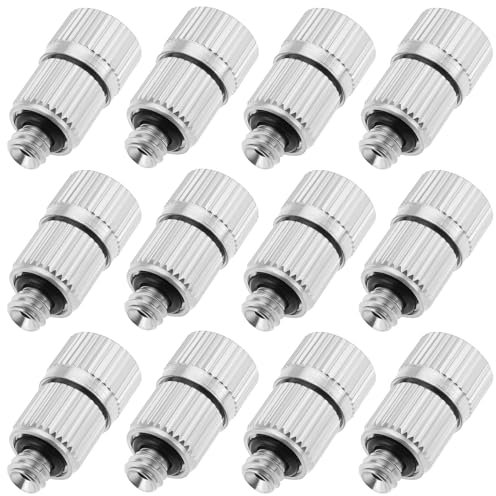 SG Store 30 ugelli nebulizzatori ad alta pressione da 0,3 mm, per impianti di irrigazione a serra, 18,5 x 9,5 mm, colore argento, HP938W