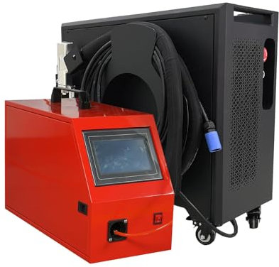 MCWlaser 750W Laser Welder, Raffreddamento ad aria 3 in 1 Saldatrice laser portatile 220V Pulizia e taglio laser Saldatura Pulitore cuciture