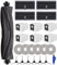 Kit Pièces d'rechange Compatible pour Dreame L10s Pro Ultra Heat / L10s Ultra Gen 2 / X30 Ultra/Mova E30 Ultra,1 Brosse Principale,6 Sacs à Poussière,6 Chiffons,4 Filtres,6 Brosses latérales