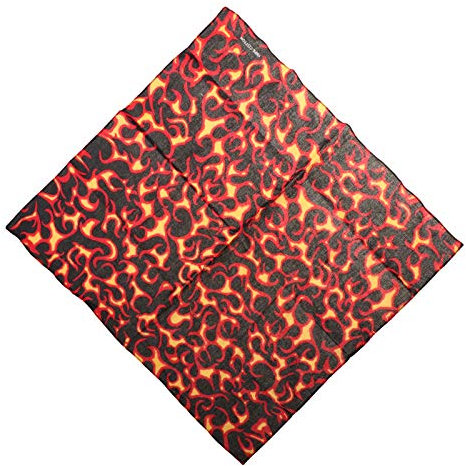 Watreketal Halstuch,Bandana-Tuch Unisex Hip-Hop Flammen-Print Haarband Halstuch Sport Handgelenkwickel für den Kopf quadratische Schals Taschentuch