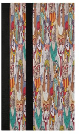 Set di 2 coperture per maniglie del frigorifero con animali divertenti, per elettrodomestici da cucina, frigorifero, forno a microonde, forno e lavastoviglie