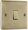 AMK® BG 1 Gang Switch Antique Brass Look Elegant Design Single Light Switch Exposed Screws