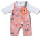 BABY born Strampler mit Langen Ärmeln & Dschungelmotiven - Hochwertiges Puppenzubehör - Kleidung geeignet für Puppen der Größe 43 cm