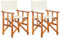 ShGaxin Regiestühle 2 STK Balkon Stuhl, Outdoor Patio Dining Chairs, Gartenmöbel, Stühle Für Die Terrasse, Massivholz Akazie