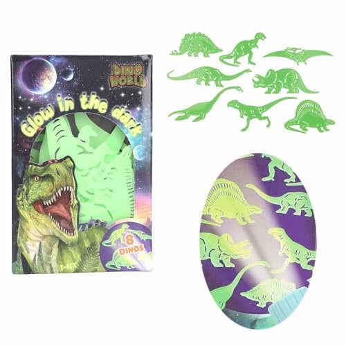 Dino World Aufkleber Glow In The Dark