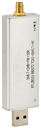 Rankomu RTLSDR Receiver RTL SDR Blog V3 R820T2 TCXO Receiver, Professional SMA Software Defined Radio Receiver, High Performance, Compatible with Various SDR Software