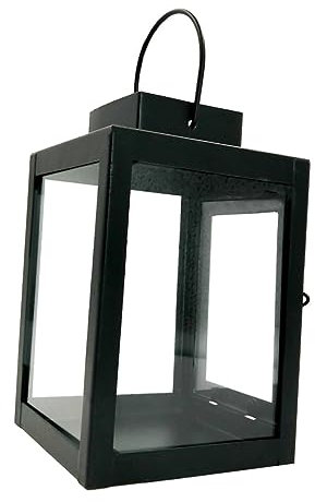 IMIKEYA Retro Windlicht Kerzenhalter Vintage Stil Windgeschützt Für Innen Außen Deko Handliche Laterne Für Garten Balkon Wohnzimmer Festliche Atmosphäre