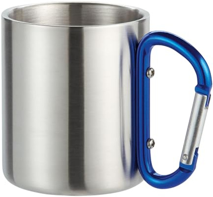 MidOcean Trumbo Metal Carabiner Clip Mug (One Size) (Blue)