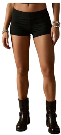 RoseSeek Women's Low Rise Booty Mini Shorts Y2K Hot Pants Going Out Outfits
