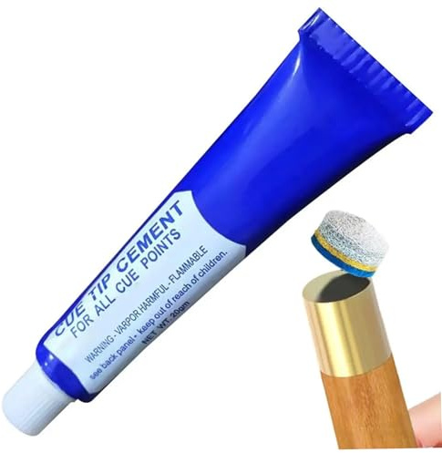 Jorzer Embouts de Queue de Billard Colle pour Embouts Queue Billard 0.7oz bâton Colle résine époxy Kit réparation Pointe Pointe à séchage Lent