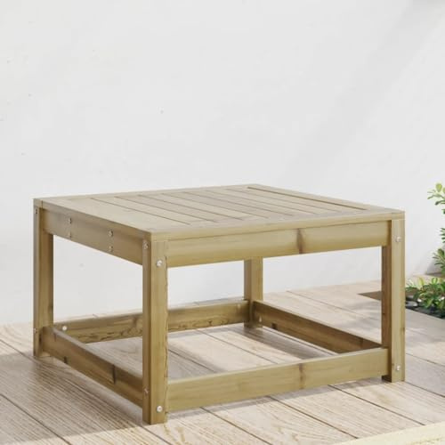 LoogCape Gartenhocker Kiefernholz Imprägniert, Modularer Outdoor-Hocker für Terrasse und Garten, Vielseitig als Sitzgelegenheit oder Beistelltisch nutzbar, Langlebig und Witterungsbeständig