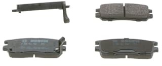 Bosch BP616 - Brake Pads Car Rear Axle - 1 Set of 4 Pads | Bosch Quality - Reduced Noise and Dust - ECE-R90 Certified - Copper-Free