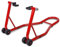 COSTWAY Motorradheber, Motorradständer hinten bis 400 KG, Montageständer Motorrad breitenverstellbar, Motorrad Heber Motorradhebebühne für Kettenreinigung (Rot)