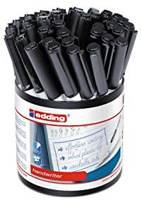 Edding Handwriter Kugelschreiber, 42 Stück, Schwarz