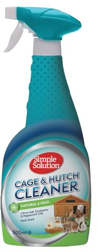 Simple Solution Cage & Hutch Natural Anti-Bacterial Cleaner, 500 ml