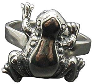 Empress Jewelry Sterling Silver Ring Frog 925 Size 46-69 R000799