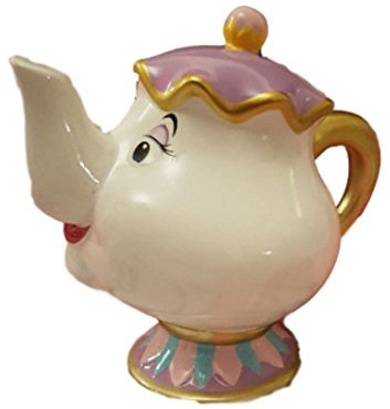 Primark Mrs. Potts große Keramik-Spardose, Mutter von Chip der Tasse aus Die Schöne und das Biest