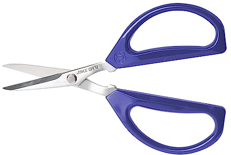 JOYCE CHEN J51 Original Unlimited Scissors All Purpose Kitchen Shears Küchenschere, AUS 8 Edelstahl, Blau