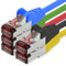 1CONN Cavo di Rete Cat6 0,5m 5 Colori Vari1 Cavo Patch LAN Cat 6 Cavo di Rete LAN Sftp Pimf Lszh Rame 1000 Mbit s