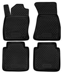Element Passgenaue 3D Fussmatten Designed für Audi A-8 Long, MK2 (D3), 2002-2010, 4 TLG.
