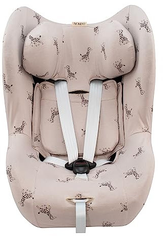 JYOKO KIDS Bezug kompatibel mit Cybex Gold Sirona - M2 I-Size, GB Vaya I-Size (GIRAFFE, M2 iSize)
